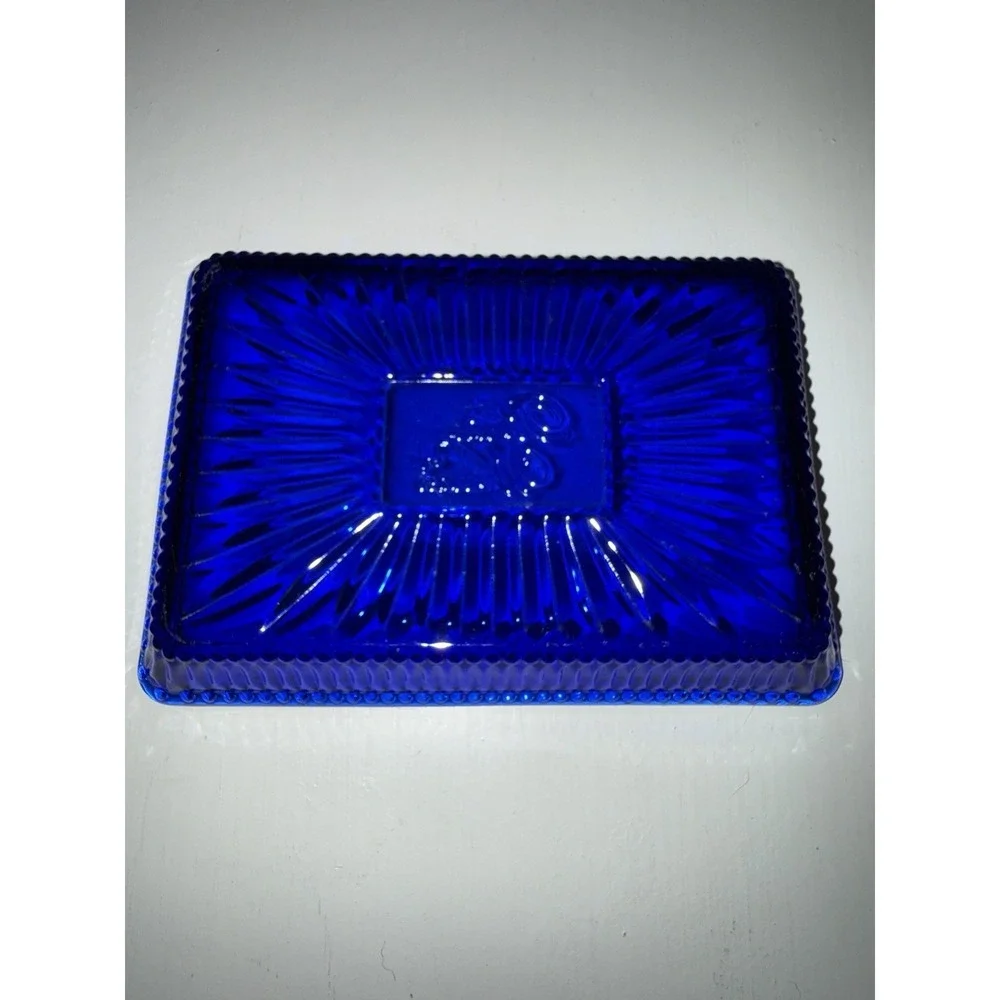 Pioneer Woman Adeline Cobalt Blue Soap Dish 6